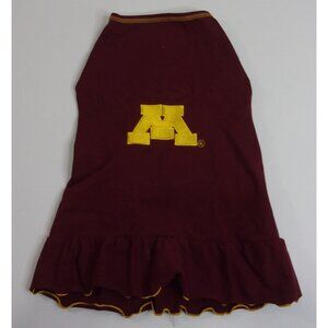 All Star Dogs NCAA Minnesota Golden Golphers Cheerleader Dog Dress XL New w Tags